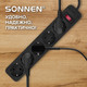 Миниатюра изображения товара Сетевой фильтр Sonnen SPB-505 / 513658 (5м, 5 розеток, черный)