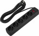 Миниатюра изображения товара Сетевой фильтр Sonnen SPB-505 / 513658 (5м, 5 розеток, черный)