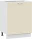 Миниатюра изображения товара Шкаф-стол кухонный ТриЯ Габриэлла 1Н6 с одной дверью (белый/крем)