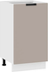 Миниатюра изображения товара Шкаф-стол кухонный ТриЯ Гренада с одной дверью 1Н45 (белый/холст латте)