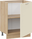 Миниатюра изображения товара Шкаф-стол кухонный ТриЯ Габриэлла 1Н6 с одной дверью (дуб крафт золотой/крем)