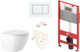 Миниатюра изображения товара Унитаз подвесной с инсталляцией Saniteco KW-9003W Rimles + TECE Kit 9400413