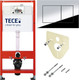 Миниатюра изображения товара Унитаз подвесной с инсталляцией Saniteco KW-9003W Single Hole + TECE Kit 9400412