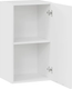 Миниатюра изображения товара Шкаф навесной для кухни ТриЯ Гренада 1В4 с одной дверью (белый/холст белый)