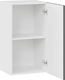 Миниатюра изображения товара Шкаф навесной для кухни ТриЯ Гренада 1В4 с одной дверью (белый/холст вулкан)