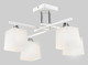 Миниатюра изображения товара Люстра Aitin-Pro НПБ 02-4x60-101 / N5985/4 (белый/хром)