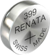 Миниатюра изображения товара Батарейка Renata SR399/SR927SW BL-1 1.55V 10mAh 5.8x1.6mm