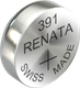 Миниатюра изображения товара Батарейка Renata SR391/SR1120W BL-1 1.55V 10mAh 5.8x1.6mm