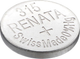 Миниатюра изображения товара Батарейка Renata SR315/SR716SW BL-1 1.55V 10mAh 5.8x1.6mm