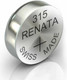 Миниатюра изображения товара Батарейка Renata SR315/SR716SW BL-1 1.55V 10mAh 5.8x1.6mm