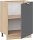 Миниатюра изображения товара Шкаф-стол кухонный ТриЯ Кимберли 1Н6 с одной дверью (дуб крафт золотой/титан)