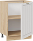Миниатюра изображения товара Шкаф-стол кухонный ТриЯ Лина 1Н6 с одной дверью (дуб крафт золотой/белый)