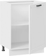 Миниатюра изображения товара Шкаф-стол кухонный ТриЯ Лорас 1Н6  с одной дверью (белый/холст белый)