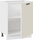 Миниатюра изображения товара Шкаф-стол кухонный ТриЯ Лорас 1Н6 с одной дверью (белый/холст брюле)