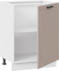 Миниатюра изображения товара Шкаф-стол кухонный ТриЯ Лорас 1Н6 с одной дверью (белый/холст латте)