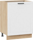 Миниатюра изображения товара Шкаф-стол кухонный ТриЯ Лорас 1Н6 с одной дверью (дуб крафт золотой/холст белый)