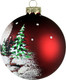 Миниатюра изображения товара Шар новогодний Декарт 8Ш0115
