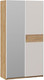 Миниатюра изображения товара Шкаф-купе ТриЯ Оскар Скания Т2 1200 / 268572 (ручка белая/дуб крафт золотой/кашемир/дуб тортугга)