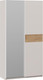 Миниатюра изображения товара Шкаф-купе ТриЯ Оскар Скания Т2 1200 / 268574 (ручка белая/кашемир/кашемир/дуб тортугга)
