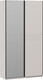 Миниатюра изображения товара Шкаф-купе ТриЯ Оскар Скания Т2 1200 / 268597 (ручка черная/кашемир/кашемир/кашемир сатин)