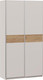 Миниатюра изображения товара Шкаф-купе ТриЯ Оскар Скания Т2 1200 / 268358 (ручка серебро/кашемир/кашемир/дуб тортугга)