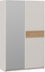 Миниатюра изображения товара Шкаф-купе ТриЯ Оскар Скания Т2 1400 / 268640 (ручка белая/кашемир/кашемир/дуб тортугга)