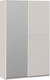 Миниатюра изображения товара Шкаф-купе ТриЯ Оскар Скания Т2 1400 / 268641 (ручка белая/кашемир/кашемир/кашемир сатин)