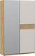 Миниатюра изображения товара Шкаф-купе ТриЯ Оскар Скания Т2 1400 / 268646 (ручка серебро/дуб крафт золотой/кашемир/дуб тортугга)