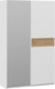 Миниатюра изображения товара Шкаф-купе ТриЯ Оскар Скания Т2 1400 / 268635 (ручка белая/белый снег/белый снег/дуб тортугга)