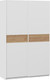 Миниатюра изображения товара Шкаф-купе ТриЯ Оскар Скания Т2 1400 / 268602 (ручка белая/белый снег/белый снег/дуб тортугга)