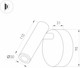Миниатюра изображения товара Спот Arlight SP-BED-NB-R90-3W Warm3000 BK 20deg / 034061