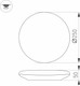 Миниатюра изображения товара Потолочный светильник Arlight CL-FRISBEE-DIM-R250-12W Day4000-MIX WH 180deg / 030110