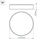Миниатюра изображения товара Потолочный светильник Arlight SP-RONDO-R210-20W Warm3000 BK 120deg / 022905(2)