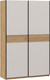 Миниатюра изображения товара Шкаф-купе ТриЯ Оскар Скания Т2 1400 / 268625 (ручка черная/дуб крафт золотой/кашемир/дуб тортугга)