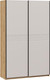 Миниатюра изображения товара Шкаф-купе ТриЯ Оскар Скания Т2 1400 / 268626 (ручка черная/дуб крафт золотой/кашемир/кашемир сатин)