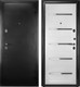 Миниатюра изображения товара Входная дверь Guard Царга MG60 87х205 правая (черное серебро/белый ясень)