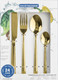 Миниатюра изображения товара Набор столовых приборов Sundays Home Titanium Double Edge (24пр)