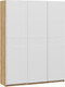 Миниатюра изображения товара Шкаф-купе ТриЯ Оскар Скания Т2 1800 / 268669 (ручка белая/дуб крафт золотой/белый снег/белый матовый)