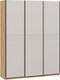 Миниатюра изображения товара Шкаф-купе ТриЯ Оскар Скания Т2 1800 / 268692 (ручка черная/дуб крафт золотой/кашемир/кашемир сатин)