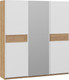 Миниатюра изображения товара Шкаф-купе ТриЯ Оскар Скания Т2 2100 / 268769 (ручка белая/дуб крафт золотой/белый снег/дуб тортугга)