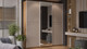 Миниатюра изображения товара Шкаф-купе ТриЯ Оскар Скания Т2 2100 / 268771 (ручка белая/дуб крафт золотой/кашемир/кашемир сатин)