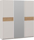 Миниатюра изображения товара Шкаф-купе ТриЯ Оскар Скания Т2 2100 / 268772 (ручка белая/кашемир/кашемир/дуб тортугга)