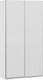 Миниатюра изображения товара Шкаф-купе ТриЯ Оскар Хилтон Т2 1200 / 271015 (ручка серебро/белый снег/белый матовый)