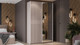 Миниатюра изображения товара Шкаф-купе ТриЯ Оскар Хилтон Т2 1400 / 271064 (ручка белая/кашемир/кашемир сатин)