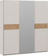 Миниатюра изображения товара Шкаф-купе ТриЯ Оскар Скания Т2 2100 / 268782 (ручка серебро/кашемир/кашемир/дуб тортугга)
