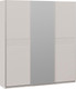 Миниатюра изображения товара Шкаф-купе ТриЯ Оскар Скания Т2 2100 / 268783 (ручка серебро/кашемир/кашемир/кашемир сатин)