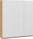 Миниатюра изображения товара Шкаф-купе ТриЯ Оскар Скания Т2 2100 / 268735 (ручка белая/дуб крафт золотой/белый снег/белый матовый)