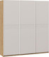 Миниатюра изображения товара Шкаф-купе ТриЯ Оскар Скания Т2 2100 / 268738 (ручка белая/дуб крафт золотой/кашемир/кашемир сатин)