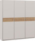 Миниатюра изображения товара Шкаф-купе ТриЯ Оскар Скания Т2 2100 / 268749 (ручка серебро/кашемир/кашемир/дуб тортугга)