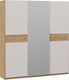 Миниатюра изображения товара Шкаф-купе ТриЯ Оскар Скания Т2 2100 / 268778 (ручка серебро/дуб крафт золотой/кашемир/дуб тортугга)